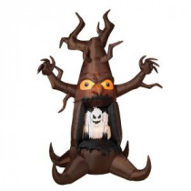 82.7 in. Electric Inflatable Lighted Haunted Ghost Tree