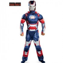 Boys Iron Man Iron Patriot Classic Muscle Costume