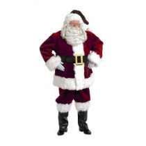1-Size Majestic Santa Claus Suit Costume for Adults