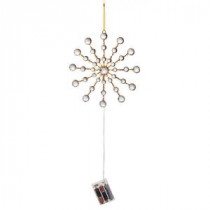 Urban Earth Collection 9 in. Large LED Starburst Shape Ornament (6-Pack)