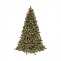9 ft. Sparkling Pine Artificial Christmas Tree with 900 Clear Lights
