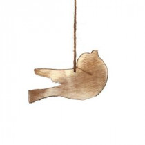 Classic Christmas Collection 4.25 in. Wood Bird Ornament (6-Pack)