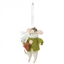 Dorian Plum Festive Mouse Ornament