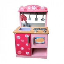 35.25 in. Play Kitchen with Play Accessories