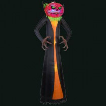51.18 in. L x 33.46 in. W x 144.09 in. H Inflatable Projection Phantasm Pumpkin Reaper