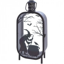 19 in. Witch Silhouette Lantern