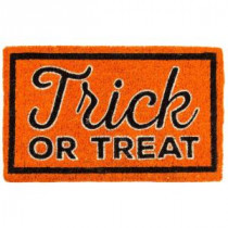 Trick or Treat 18 in. x 30 in. Coir Door Mat