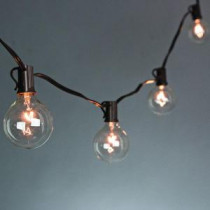 20-Light Clear Patio String-to-String Light Set