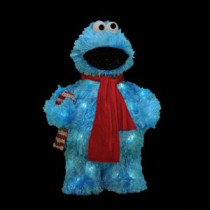 18 in. Sesame Street Pre-lit LED 3D Cookie Monster