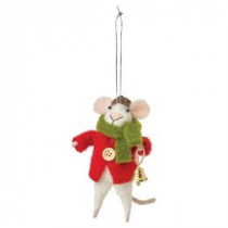 Friar Frank Festive Mouse Ornament