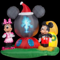 6.5 ft. H Panoramic Projection Inflatable Mickey Mouse&#39,s Clubhouse Scene