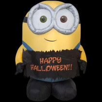 25.59 in W x 28.74 in. D x 35.83 in. H Inflatable Minion Bob