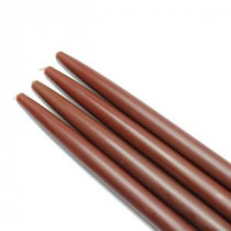 10 in. Brown Taper Candles (12-Set)