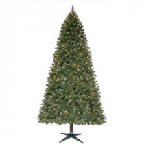 9 ft. Wesley Mixed Spruce Quick-Set Full Artificial Christmas Tree with 850 Clear Lights