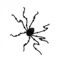 8 ft. Giant Black Spider with Adjustable Legs