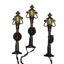 10-Light Battery-Operated Antique Colonial Street Lamp