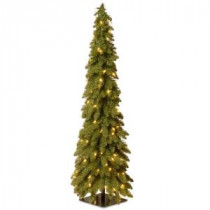 4 ft. Downswept Forestree Artificial Christmas Tree with Clear Lights