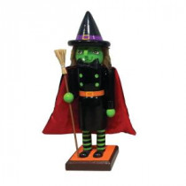 10 in. Halloween Witch Nutcracker with Broom