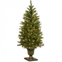 4 ft. Dunhill Fir Entrance Artificial Christmas Tree with Clear Lights