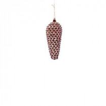 Cherry Hill Lane Collection 9.5 In. Glass Pinecone Ornament (6-Pack)