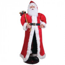 60 in. Traditional Santa Musical and Animated with Gifts
