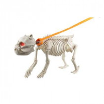 18.5 in. Animated Skeleton Dog with Light and Sound