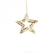 Lodge Collection 8 in. Natural Twig Star Ornament (6-Pack)