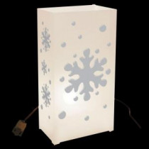 Snowflake Electric Luminaria Kit (Set of 10)