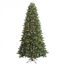 9 ft. Indoor Pre-Lit LED Energy Smart Spruce Artificial Christmas Tree with Color Changing Lights and 1-Plug