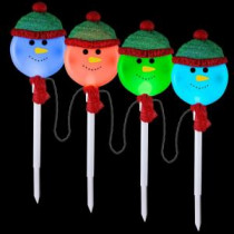 Snowman Pathway Stakes (Set of 4)