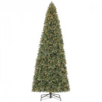 12 ft. Wimberly Spruce Quick-Set Slim Artificial Christmas Tree with 1200 Clear Lights