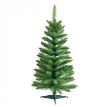 4.5 ft. Green Pine Artificial Christmas Tree